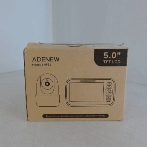ADENEW Other - ADENEW 5" WIFI PAN & TILT VIDEO BABY MONITOR - NIGHT VISION, 2 WAY TALK